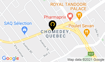 Omega Service Comptable in Beauharnois map