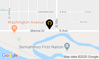 Omega Upholstery Ltd in White Rock map
