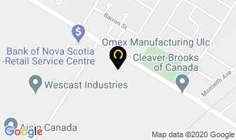 Omex Manufacturing Ulc in Stratford map