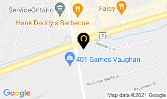 Omni Jewelcrafters in Vaughan map