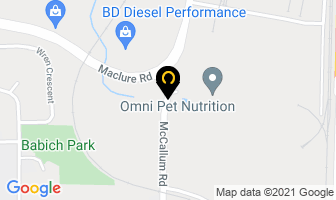 Omnipet Nutrition Inc in Abbotsford map