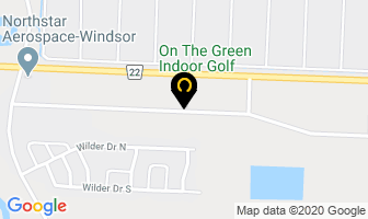 On The Green Indoor Golf in Tecumseh map