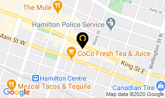 One Community Church in Hamilton map