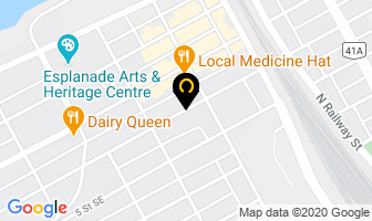 One Horse Design in Medicine Hat map