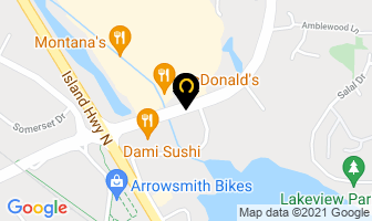 One Hour Optical in Nanaimo map
