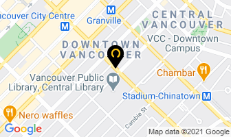 O'neill Hotels & Resorts Ltd in Vancouver map