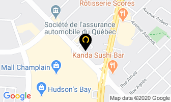 Ongles Soleil Av in Brossard map