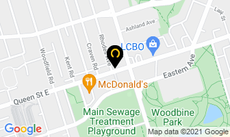 Oni Tattoo in Orillia map