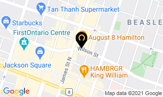 Only One Chinese Cuisine in Hamilton map