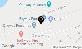 Onoway Healthcare Pharmacy in Onoway map