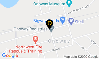 Onoway Medical Clinic in Onoway map
