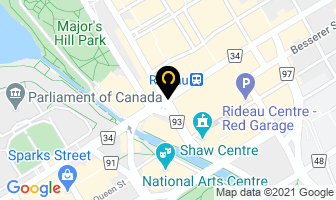 Ont Govt in Ottawa map