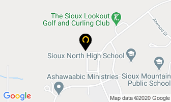 Ontario Aboriginal Housing in Sioux Lookout map