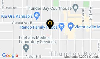 Ontario Addiction Treatment Centres in Thunder Bay map