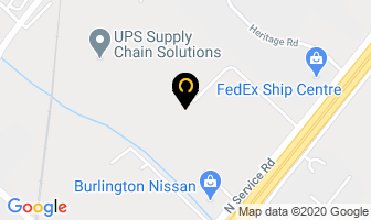 Ontario Aggregate Resources Corporation in Burlington map