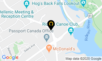 Ontario Driving Training Center in Ottawa map