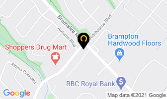 Ontario Fire Preventions in Brampton map