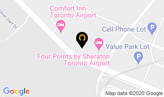 Ontario General Contractors Association in Mississauga map