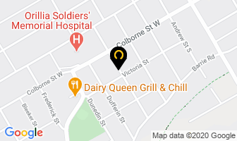 Ontario K9 Bed Bug Detection Services in Orillia map