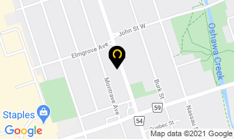 Ontario Motor Sales in Oshawa map