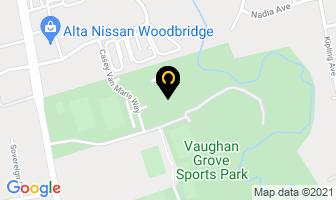 Ontario Soccer Assn The in Vaughan map