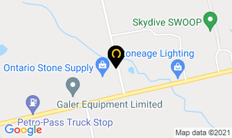 Ontario Stone Supply in Hamilton map