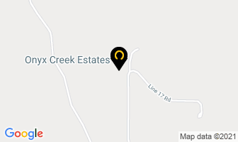 Onyx Creek Estates in Agassiz map