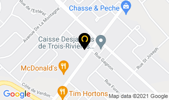 Opticien Denis in Sarnia map
