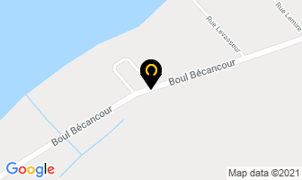 Optima Sant&eacute; Globale in Bécancour map