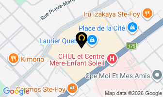 Option Travail in Québec City map