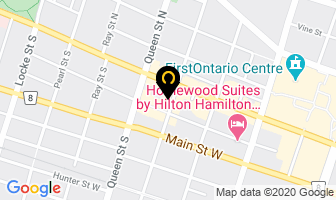 Ora Italian Kitchen + Bar in Hamilton map
