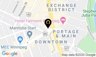Oracle Corporation Canada Inc in Winnipeg map