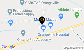 Orangeville Kia in Orangeville map