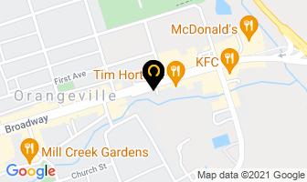 Orangeville Top Technicians in Orangeville map