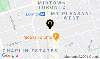 Orchid Greens in Orillia map