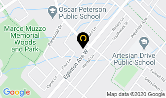 Orchid Nails Spa in Mississauga map