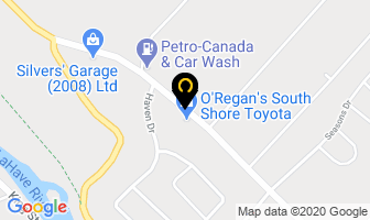 O'regan's Subaru in Bridgewater map