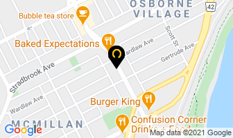 Oriental Bowl in Winnipeg map