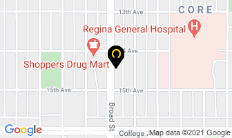 Oriental Spa in Regina map