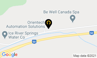Orientech in Kitimat map
