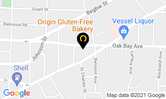 Origin Gluten-Free Bakery in Victoria map