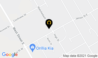Orillia Auto Centre in Orillia map