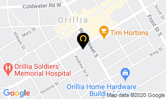 Orillia Housing Resource Centre in Orillia map