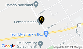 Orillia Hydrant in Orillia map