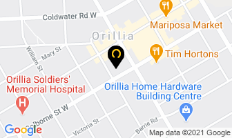 Orillia Midwives in Orillia map