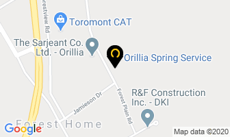 Orillia Spring Service Inc in Orillia map