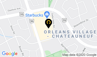 Orleans Gardens Chiropractic in Guelph map