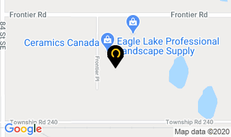 Orlicks Inc in Rocky View County map
