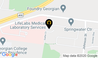 Ortho Health in Barrie map
