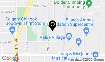 Orthocraft Dental Laboratories Inc in Calgary map